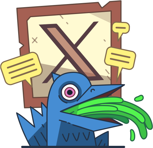 Twitter / X badge